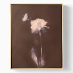 West Elm Single Dahlia Flower Wall Art by Minted for