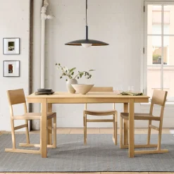 West Elm Siobhan Oak Extendable Dining Table (60"–98")