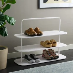West Elm Sitges 3-Tier Metal Shoe Rack