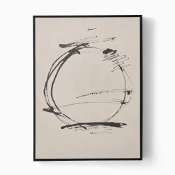 West Elm Sketchy Circle Wall Art