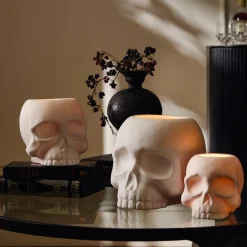 West Elm Skull Luminaires Candleholders