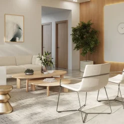 West Elm Slope Healthcare Bariatric Guest Chair