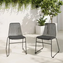 West Elm Slope Outdoor Dining Chair Cushion