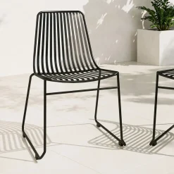 West Elm Slope Outdoor Stacking Chair