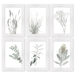 West Elm Soft Botanical Framed Wall Art