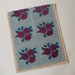 West Elm Soil to Studio Sara Block-Printed Linen Table Runner