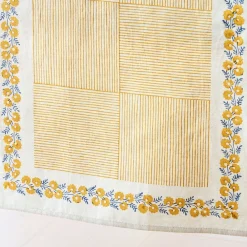 West Elm Soil to Studio Tamara Block-Printed Linen Runner