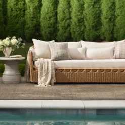 West Elm Solen Outdoor Woven Sofa (84")