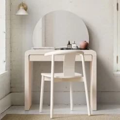 West Elm Solstice Painted Raffia Vanity (36")