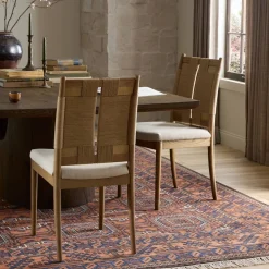West Elm Sorella Woven Back Dining Chair