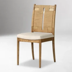 West Elm Sorella Woven Back Dining Chair