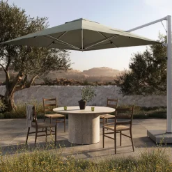 West Elm Square Outdoor Cantilever Umbrella (–)