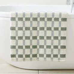 West Elm Square Ribbed Bath Mat