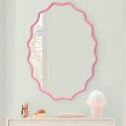 Kids West Elm Squiggle Oval Wall Mirror (36")