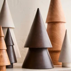West Elm Stacked Wood Trees