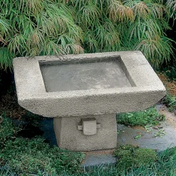West Elm Stone Bird Bath