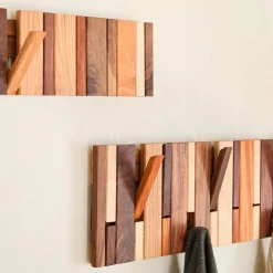 West Elm StoneWon Designs Co. Hardwood Piano Key Hook Rack