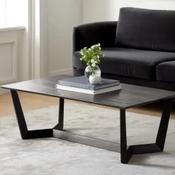 West Elm Stowe Solid Wood Coffee Table (44")
