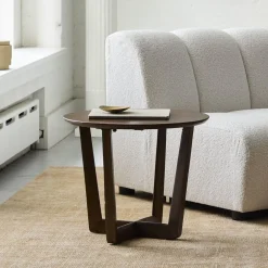 West Elm Stowe Solid Wood Side Table (22")