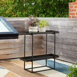 West Elm Streamline Metal Indoor/Outdoor Plant Stands