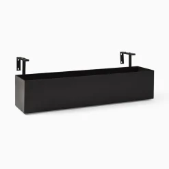 West Elm Streamline Metal Railing Planter
