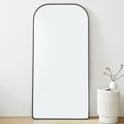 West Elm Streamline Oversized Wide Arch Metal Floor Mirror