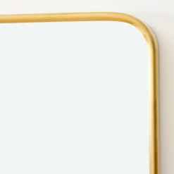 West Elm Streamline Rounded Edge Metal Floor Mirror