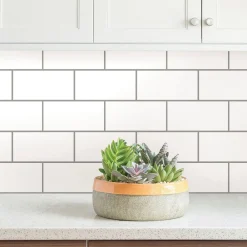 West Elm Subway Tile Backsplash Wallpaper