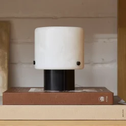 West Elm Suki Alabaster Table Lamp (6")