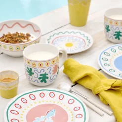 West Elm Summer Bliss Tulip Mugs (Set of 4)