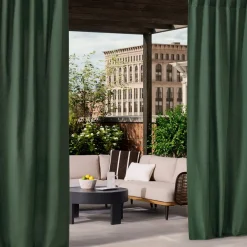 West Elm Sunbrella® Grommet Cast Performance Curtain