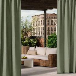 West Elm Sunbrella® Grommet Cast Performance Curtain