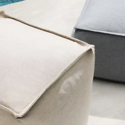 West Elm Sunbrella® Indoor/Outdoor Cast Pouf