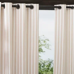 West Elm Sunbrella® Shore Grommet Performance Curtain