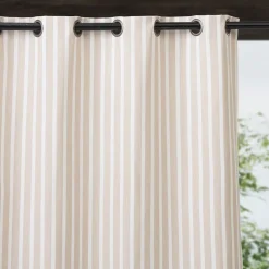 West Elm Sunbrella® Shore Grommet Performance Curtain