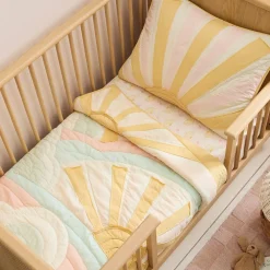 West Elm Sunny Sky Baby Quilt