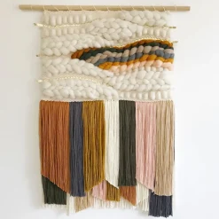 West Elm Sunwoven Wall Hanging - Earth