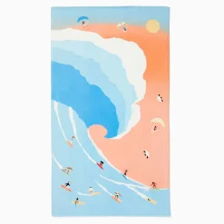 West Elm Surf Scene Beach Towel