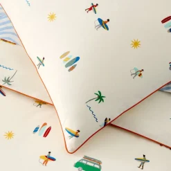Kids West Elm Surf Shack Duvet Cover & Shams