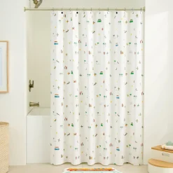 Kids West Elm Surf Shack Shower Curtain