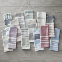 West Elm Sustainable Threads Handwoven Striped Cotton Kitchen Towel (Set of 2)