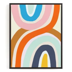 West Elm Swish Framed Wall Art by Minted for