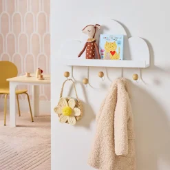 West Elm Sydney Cloud Shelf w/ Hooks (24")