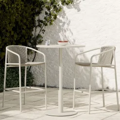 West Elm Sydney Outdoor Bar Table & Oceana Bar Stools Set