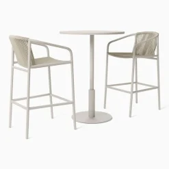 West Elm Sydney Outdoor Bar Table & Oceana Bar Stools Set