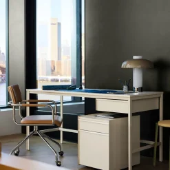 West Elm Tandem Desk (60") & File Cabinet (16") Set