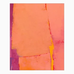 West Elm Tangerine Day Framed Wall Art