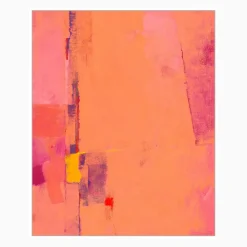 West Elm Tangerine Day Framed Wall Art