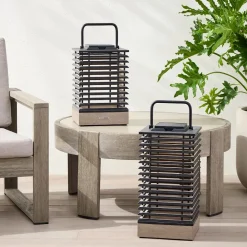 West Elm Tekura Solar Lantern