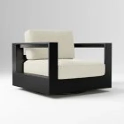 West Elm Telluride Aluminum Outdoor Swivel Chair Cushion Covers